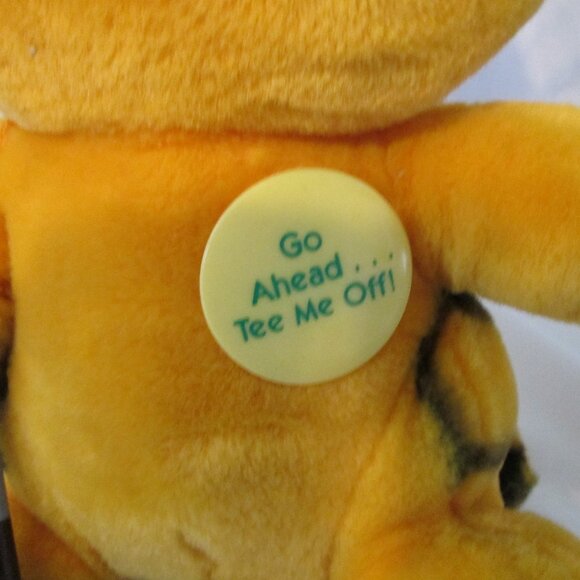 Rare Garfield "Go Ahead ... Tee Me Off!" Golfer Plush - Picture 4 of 5